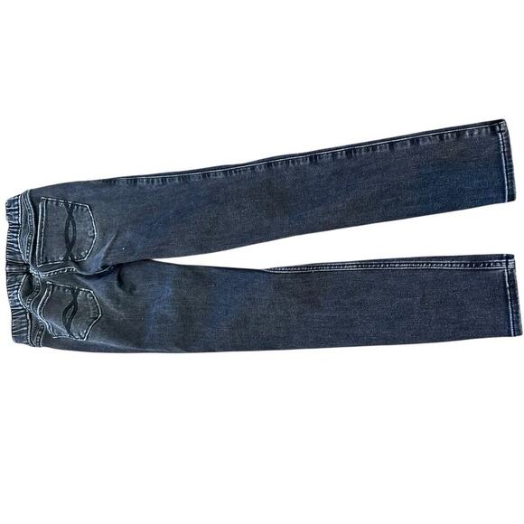 Abercombie Kids Girl's Black Gray Mid Rise Pull On Jean Legging Size 10 - Picture 2 of 5